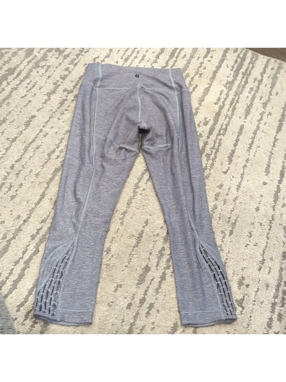 Lululemon True Self Crop Heathered Slate